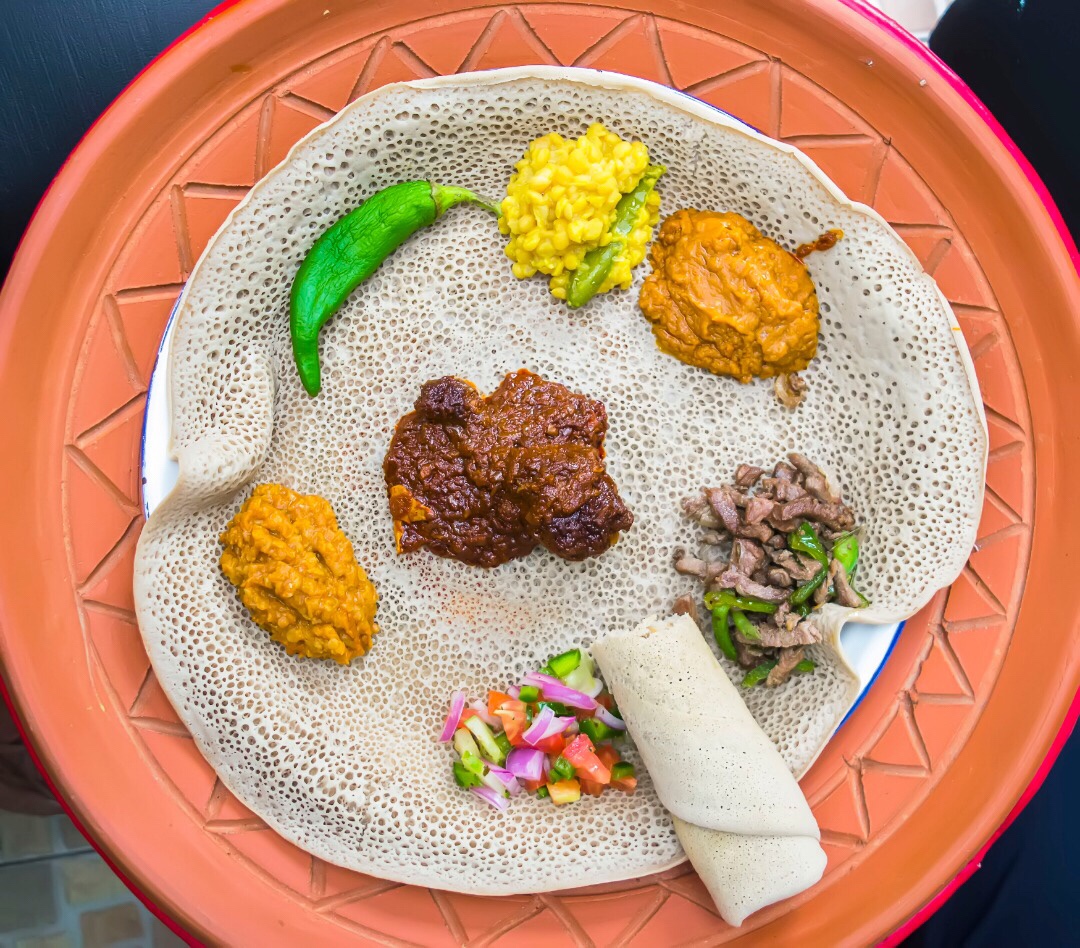 Ethiopan dish served in one of the best Pan-African restaurant in Lagos