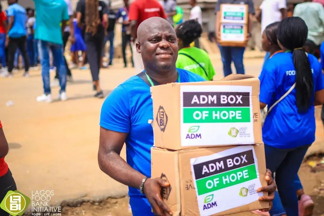 Papa Ashafa Community Filled With Joy And Hope During The Lagos Food Bank Outreach