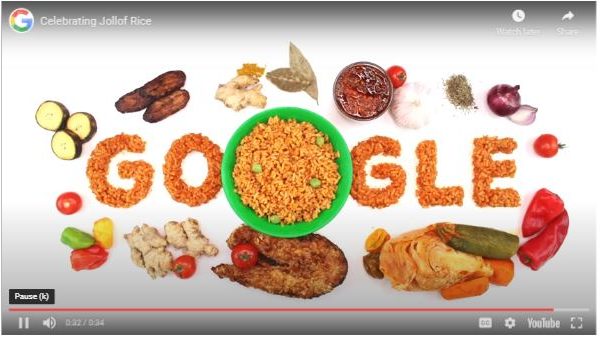 HURRAY! Google Celebrates Jollof Rice