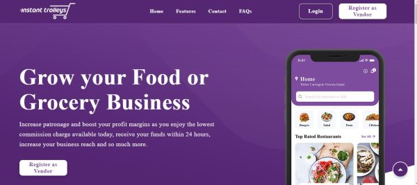 Online Food Delivery Platform, Instant Trolleys Launches In Lagos  