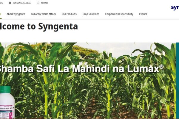 LEGENDARY! Syngenta Skyrockets Kenyan Agriculture With First Crop Protection Development Center