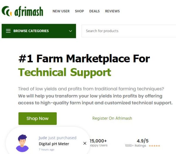 FLASHBACK! Afrimash Feeds Nigerians Via Efficient Farm Inputs Marketplace