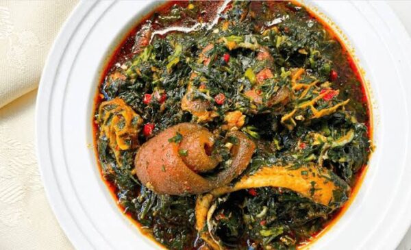 Experience the Freshness of Nigerian cuisine with Afang  Soup